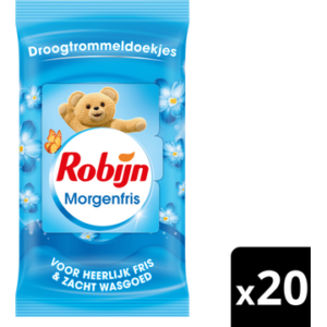 Robijn Droogtrommeldoekjes Morgenfris 20 Stuks