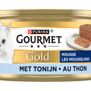 Gourmet Gold mousse kattenvoer nat met tonijn