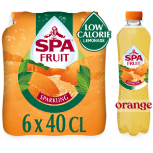 SPA FRUIT Bruisende Fruitige Frisdrank Orange 6 x 400ML