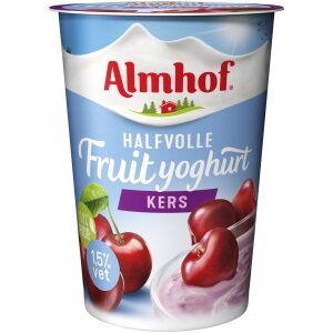 Almhof Halfvolle yoghurt kers