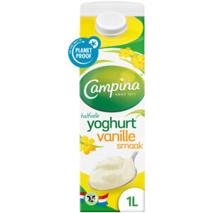 Campina Halfvolle vanille yoghurt