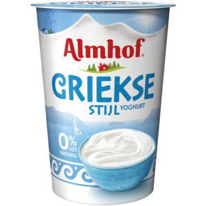 Almhof Griekse styl yoghurt 0% vet