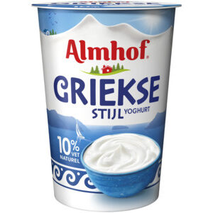 Almhof Griekse styl yoghurt 10% vet