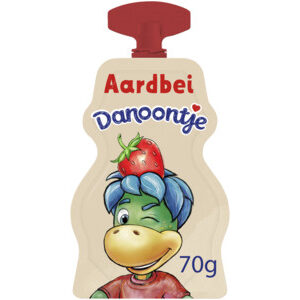 Danoontje Tussendoortje Knijpyoghurt Aardbei
