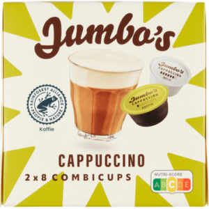 Jumbo's Cappuccino Dolce Gusto Compatible Koffiecups 16 Stuks