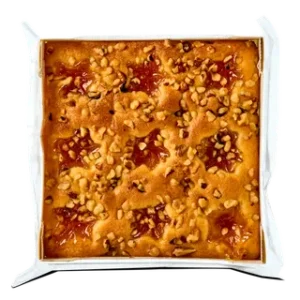 Abrikoos-walnoot-plaatcake