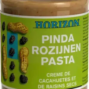 Pinda-rozijnenpasta