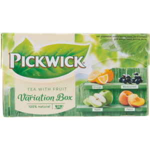 Pickwick Vruchtenthee fruitvariatie groen kop 20 zakjes