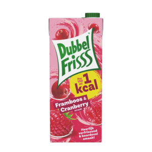 Dubbelfrisss Framboos-cranberry 1kcal