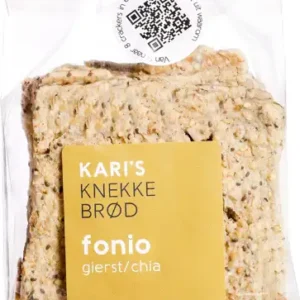 Knekkebrød fonio gierst chia