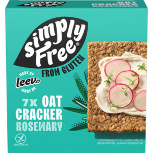 Simply Free - Haver cracker rozemarijn 100g