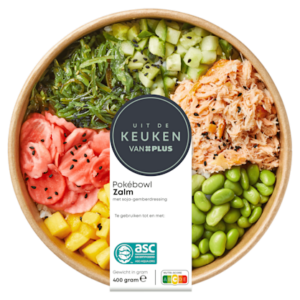 Uit de keuken van Poké bowl zalm