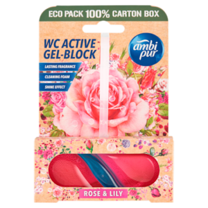 Ambipur Toiletblok Tri-Gel rose and lily