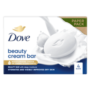 Dove barsoap regular 4 pack