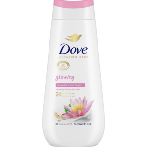 Dove Douchegel glowing