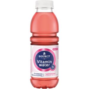 Sourcy Vitaminwater framboos-granaatappel