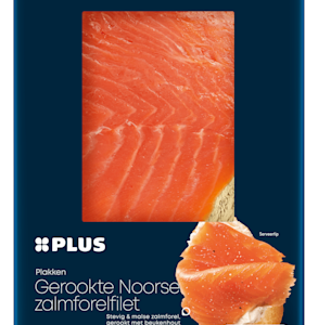 Plus Gerookte Noorse zalmforelfilet