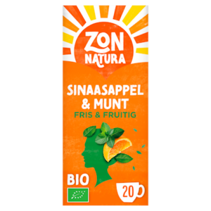 Zonnatura Thee Sinaasappel & Munt Fris & Fruitig