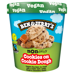 Ben&Jerry's Non-dairy cookies on cookie dough
