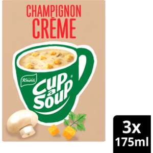 Knorr Champignon Crème Cup-a-Soup 3 x 175 ml