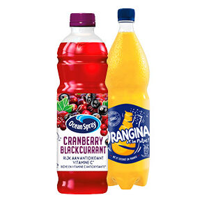 Ocean Spray, Dr. Pepper of Orangina