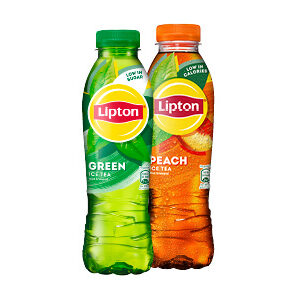 Green of peach ice tea
