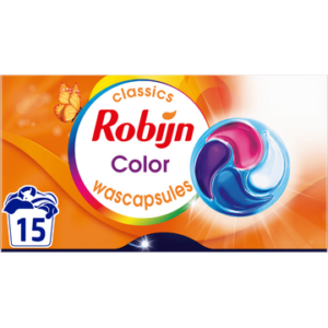 Robijn 4=1 Wasmiddel Capsules Color 15 Wasbeurten