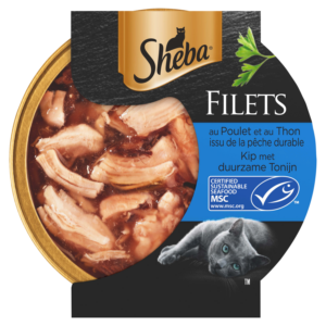 Sheba Kattenvoer filets kip tonijn