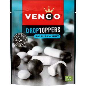 Venco Droptoppers salmiak-mint