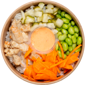 Fresh & easy Poke bowl kip