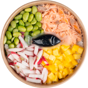 Fresh & easy Poke bowl zalm