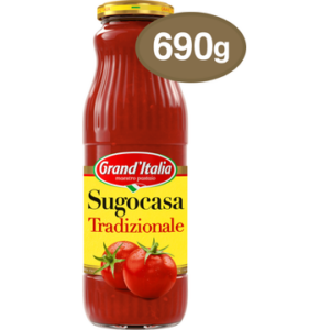 Grand'Italia Sugocasa Tradizionale Pastasaus 690 g