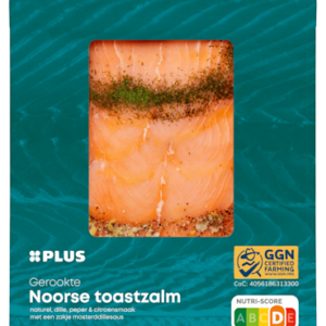Plus Gerookte Noorse zalm mosterddillesaus
