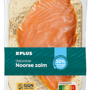 Plus Gerookte Noorse zalm 30% minder zout