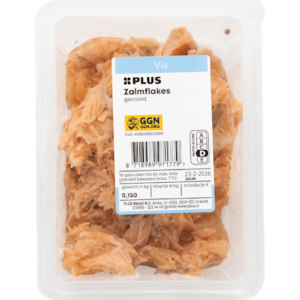 Plus Warm gerookte Noorse zalmflakes