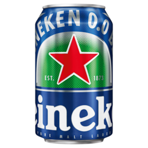 Heineken Premium pilsener 0.0 bier blik