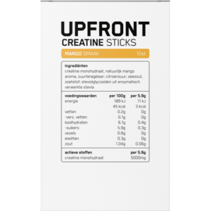 Upfront Creatine Sticks Mango 10 stuks