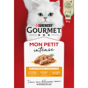 Gourmet Mon petit eend-kip-kalkoen 6 stuks