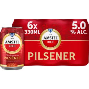 Amstel Pilsener 6x33 cl