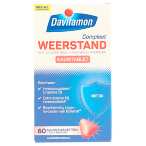 Davitamon Vitamine Kauwtablet aardbei