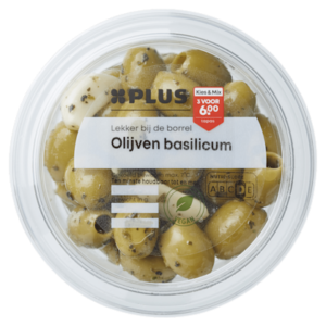 Plus Olijven basilicum