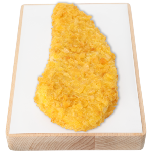 Visschnitzel krokant