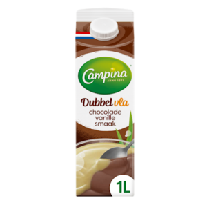 Campina Dubbelvla chocola vanille