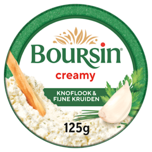 Boursin Zacht & romig knoflook & kruiden