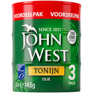 John West Tonijnstukken zonnebloem MSC 3p