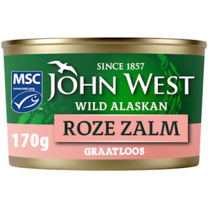 John West Roze zalm zonder vel en graat MSC