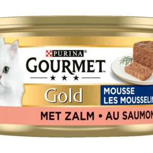 Gourmet Gold mousse kattenvoer nat met zalm