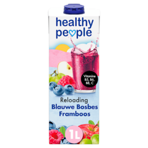 Healthy People Blauwe bosbes-framboos sap