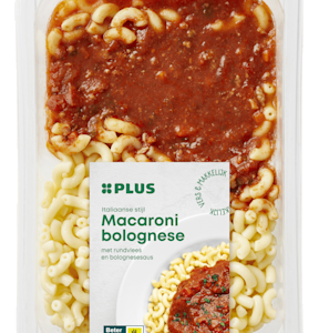 Plus Macaroni Bolognese