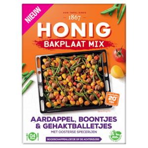 Honig Bakplaat Mix Aardappel, Boontjes & Geh